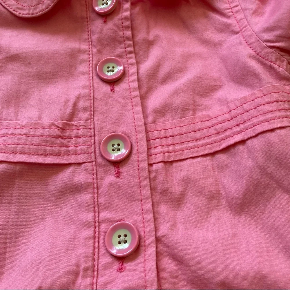 OshKosh B’gosh‎ Toddler Pink Cotton Spring Jacket w/ Removable Hood 18M